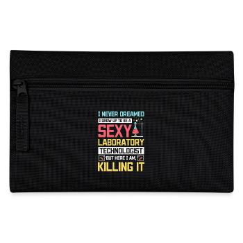 Sexy laboratory technologist - Pencil Case - black - Front