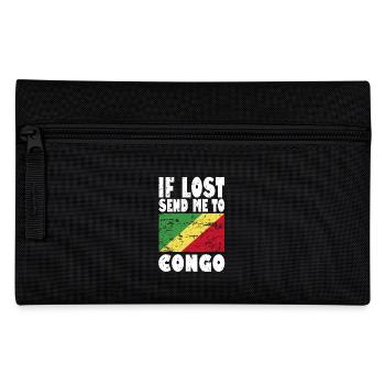 Congo Flag Saying - Pencil Case - black - Front