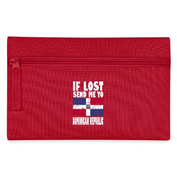 Drapeau de la République dominicaine - Trousse - rouge - Devant