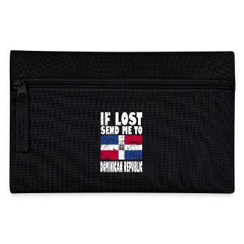 Drapeau de la République dominicaine - Trousse - noir - Devant