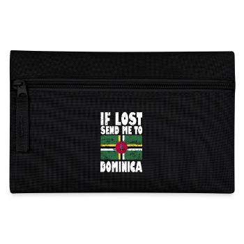 Drapeau de la Dominique - Trousse - noir - Devant