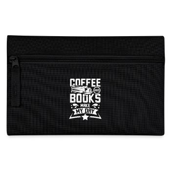 Le café et les livres font ma journée - Trousse - noir - Devant