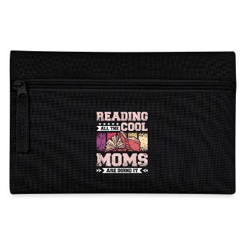 Maman mère lisant des livres - Trousse - noir - Devant