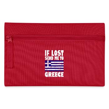Drapeau de la Grèce - Trousse - rouge - Devant