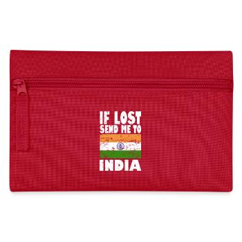 Drapeau de l’Inde - Trousse - rouge - Devant