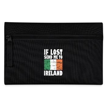 Ireland Flag Saying - Pencil Case - black - Front