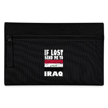 Iraq Flag Slogan - Pencil Case - black - Front