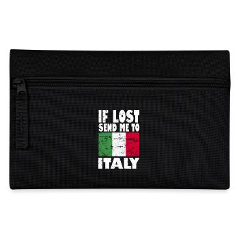 Drapeau de l’Italie - Trousse - noir - Devant