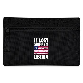 Libya Flag Saying - Pencil Case - black - Front