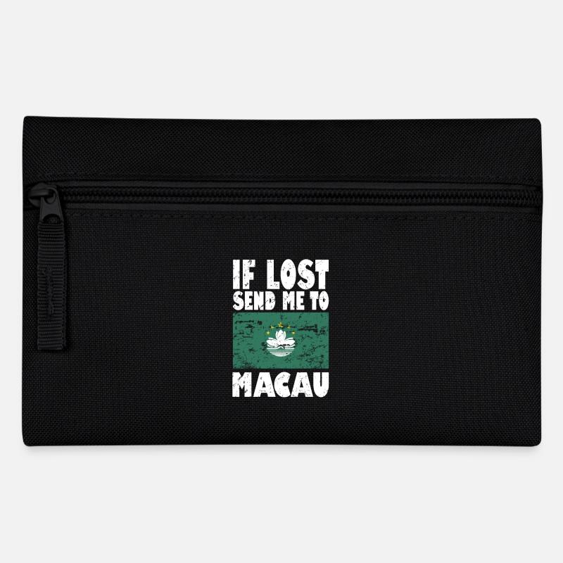 Drapeau de Macao - Trousse - noir