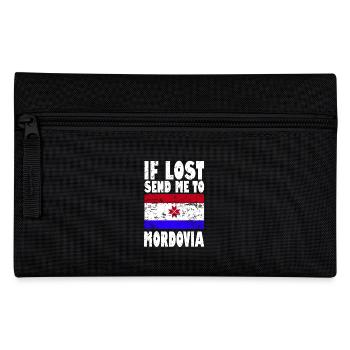 Slogan du drapeau de la Mordovie - Trousse - noir - Devant