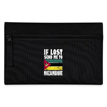 Mozambique Flag Saying - Pencil Case - black - Front