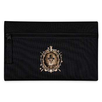 Portrait de cerf Steampunk au look sépia antique - Trousse - noir - Devant