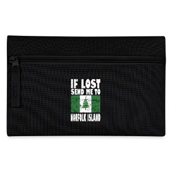 Norfolk Island Flag Saying - Pencil Case - black - Front