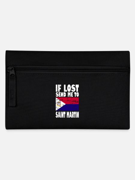 Drapeau Saint-Martin - Trousse - noir
