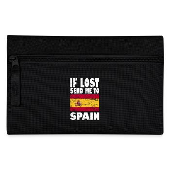 Drapeau de l’Espagne - Trousse - noir - Devant