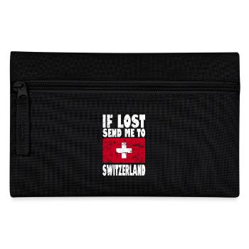 Slogan du drapeau suisse - Trousse - noir - Devant