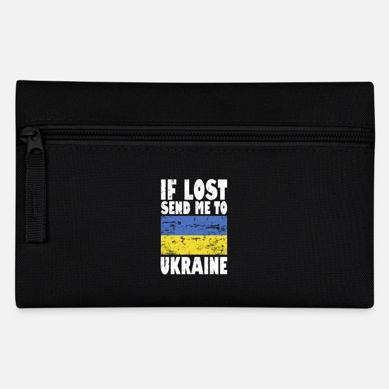 Slogan du drapeau de l’Ukraine - Trousse - noir