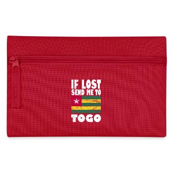 Togo Flag Saying - Pencil Case - red - Front