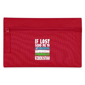 Drapeau de l’Ouzbékistan - Trousse - rouge - Devant