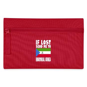 Drapeau de la Guinée équatoriale - Trousse - rouge - Devant