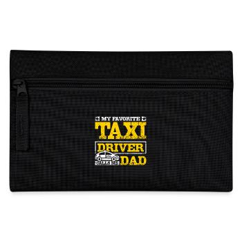 My favorite taxi driver calls me dad - Pencil Case - black - Front