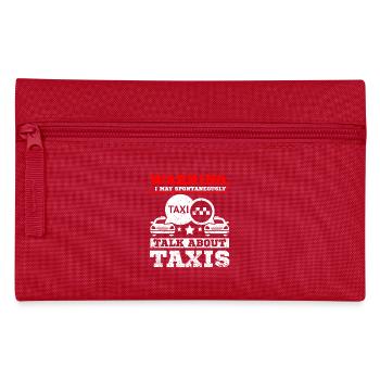 Talk about taxis - Pencil Case - red - Front