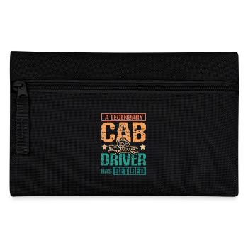 A legendary cab driver has retired - Pencil Case - black - Front