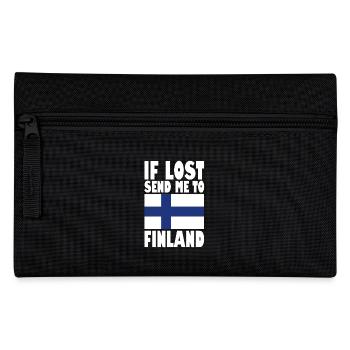 Drapeau de la Finlande - Trousse - noir - Devant