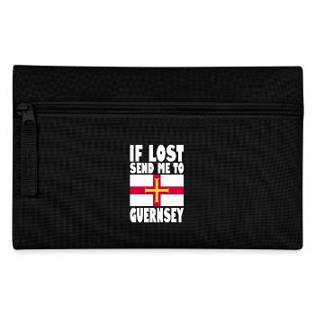 Guernsey Flag Saying - Pencil Case - black - Front