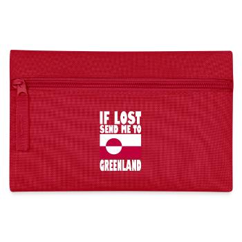 Drapeau du Groenland - Trousse - rouge - Devant