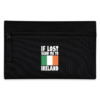 Ireland Flag Saying - Pencil Case - black - Front