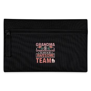 Grandma and granddaughter an awesome team - Federtasche - Schwarz - Vorne