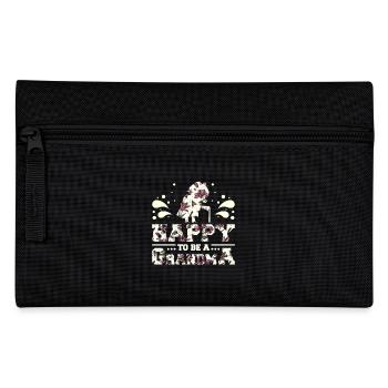 Happy to be a grandma - Pencil Case - black - Front