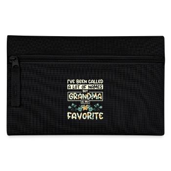 Grandma is my favorite name - Pencil Case - black - Front