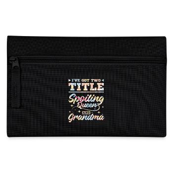 Spoiling queen and grandma - Federtasche - Schwarz - Vorne