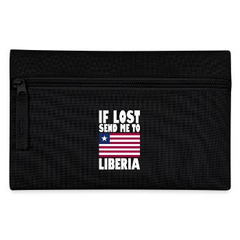 Libya Flag Saying - Pencil Case - black - Front
