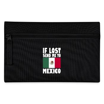Mexico Flag Saying - Pencil Case - black - Front