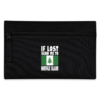 Norfolk Island Flag Saying - Pencil Case - black - Front