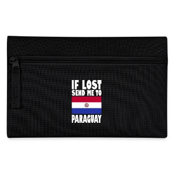 Paraguay Flag Saying - Pencil Case - black - Front