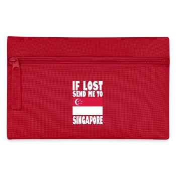 Drapeau de Singapour - Trousse - rouge - Devant