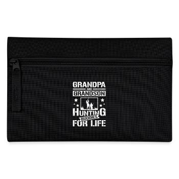 Copains de chasse grand-père et petit-fils - Trousse - noir - Devant
