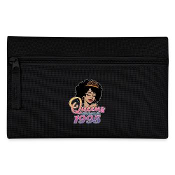 Queens Are Born In 1995 - 27th Birthday For Women - Pencil Case - black - Front
