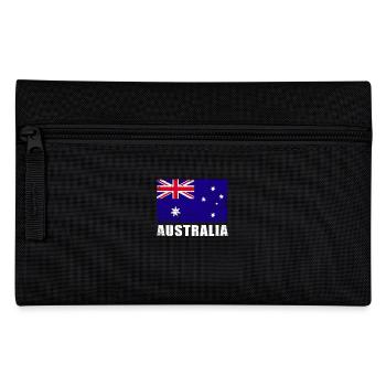 Australia Flag Grunge Australia Flag - Pencil Case - black - Front