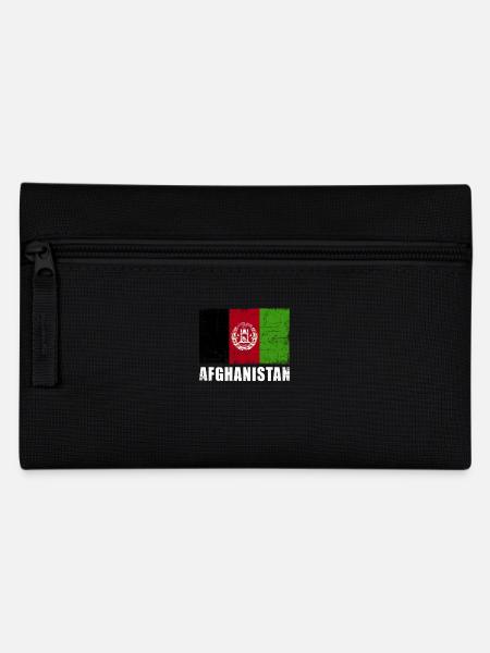 Afghanistan Flag Grunge Afghanistan Flag - Pencil Case - black