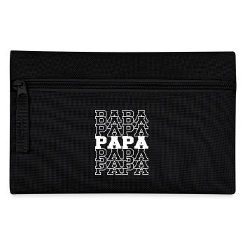 Papa - Federtasche - Schwarz - Vorne