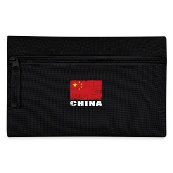 Drapeau de Chine Grunge Drapeau de Chine - Trousse - noir - Devant
