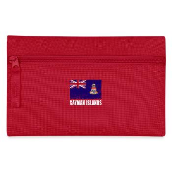 Drapeau des îles Caïmans - Trousse - rouge - Devant