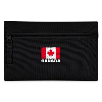Kanada Flagge Grunge Kanada Fahne - Federtasche - Schwarz - Vorne