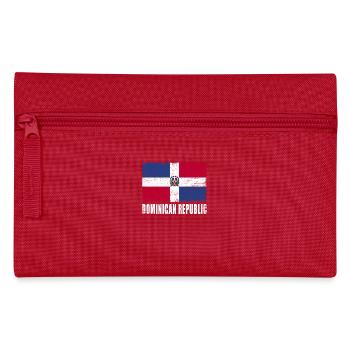 Drapeau de la République dominicaine - Trousse - rouge - Devant